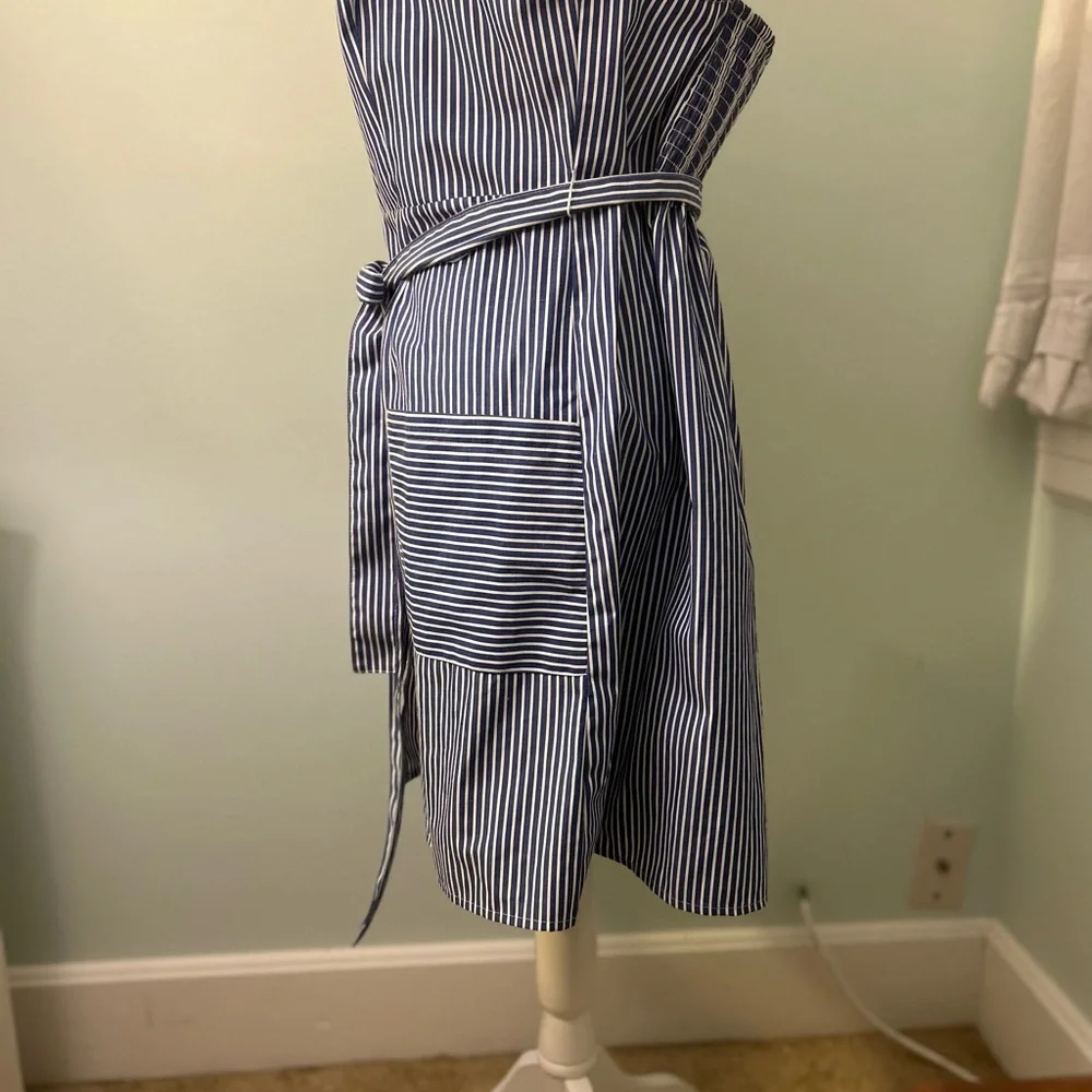 Urban Outfitters Blue and White Spaghetti Strap Dress - Picture 5 of 7